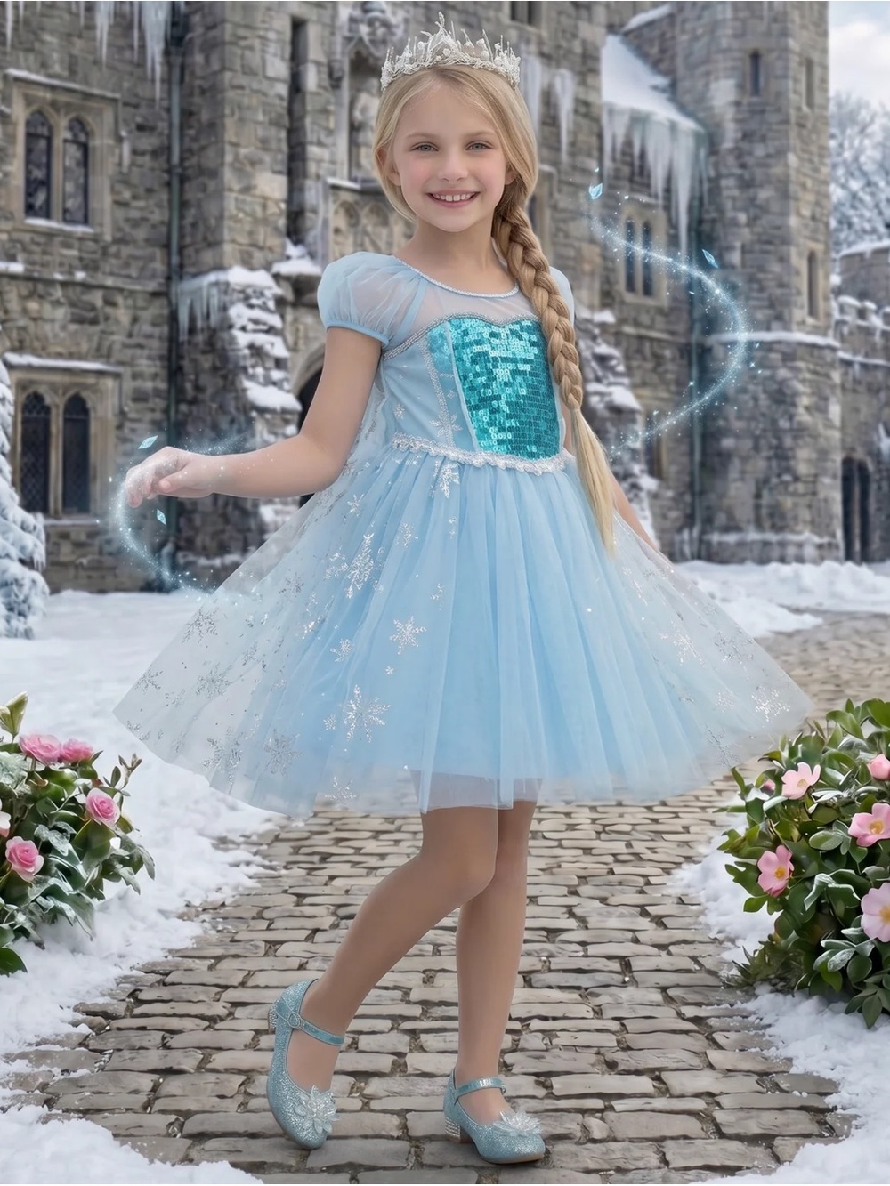Trish Scully Ice Queen Mini Elsa Dress NWT